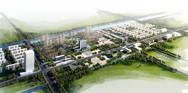徐舍镇中心区建筑